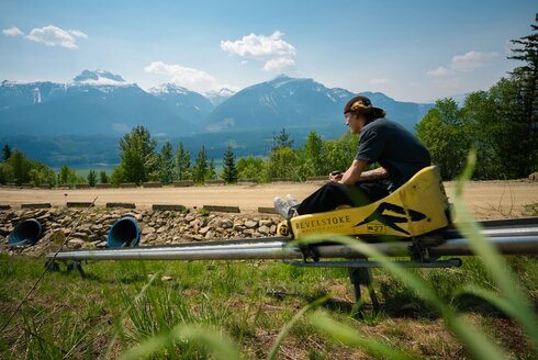 Second Mountain Coaster track at Revelstoke Mountain Resort