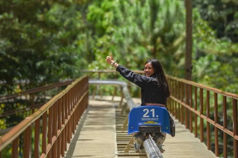 Razorback - the first mountain coaster in the Philippines