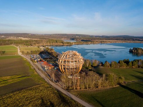 The largest wooden adventure ball in the world
