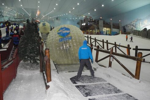 Zorb lift Ski Dubai
