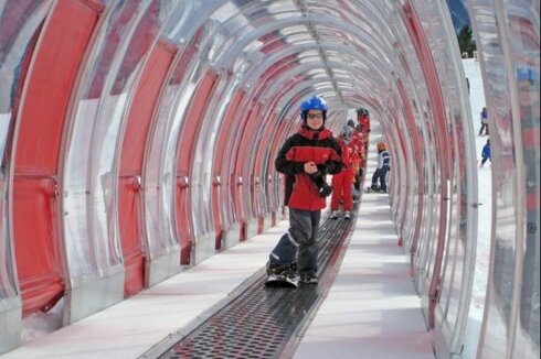 Piane di Mocogno (IT): The longest covered conveyor belt in the Emilia Romangna region proven