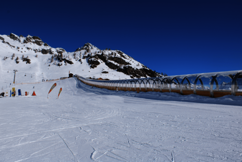 Gallery retrofit in the ski resort Lötschental-Lauchernalp