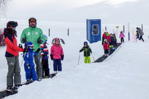 Moving Carpet as village lift - Gröbming (AUT)