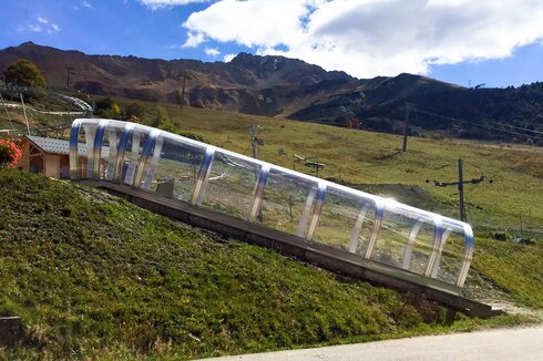 Modular system for stairs incl. roofing - Saint François Longchamp (FR)