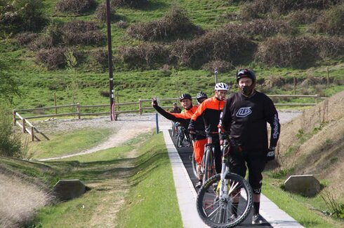 Moving Carpet Bike Park Lacs de l'Eau d'Heure