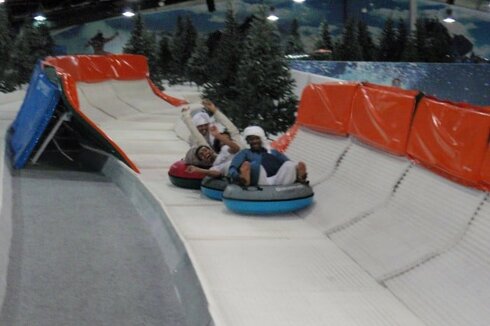 Tubing and skiing in the middle of the desert!