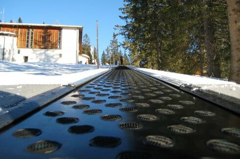 Three Moving Carpet as a return system in Hinterstoder